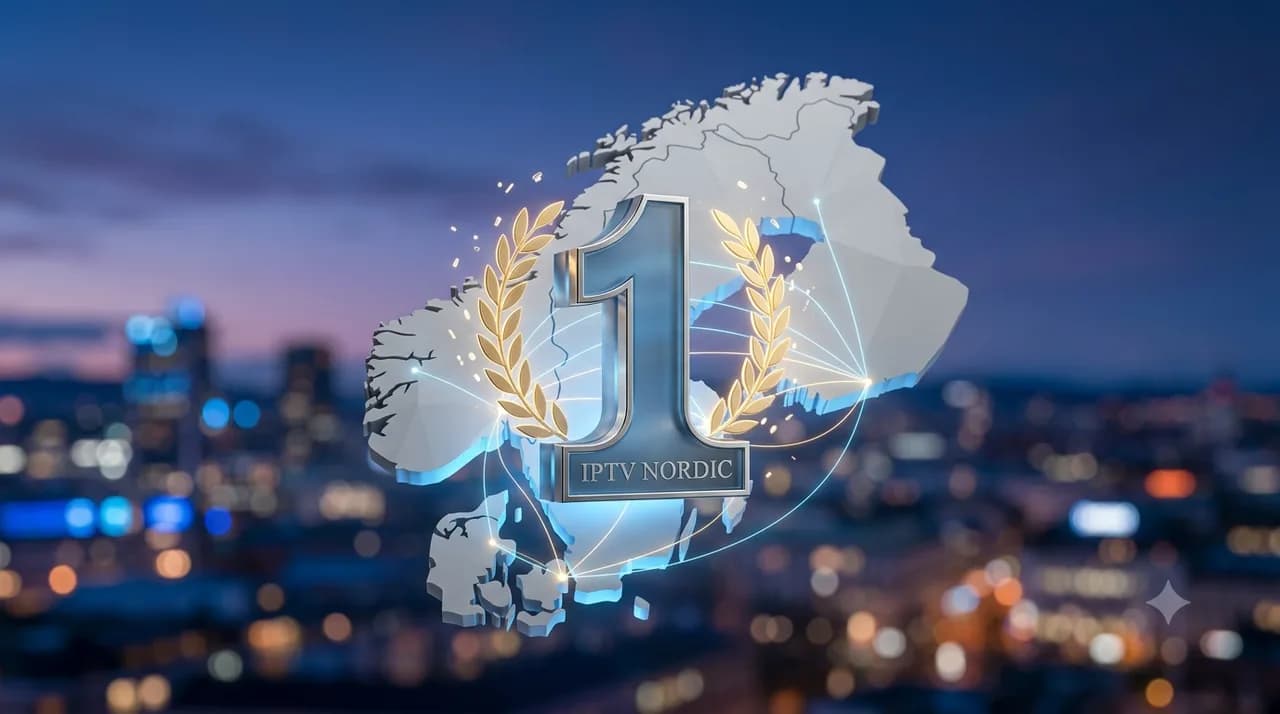 IPTV Nordic – en ledende IPTV-leverandør i Norden, illustrert med kart